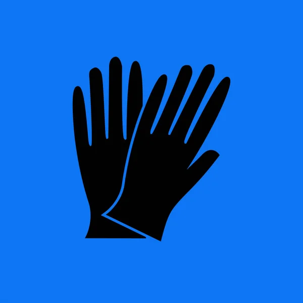 Pracovní rukavice ikona — Stockový vektor