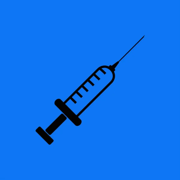 Medical syringe icon — Stock Vector