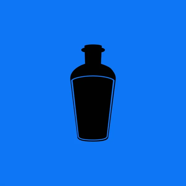 Icono web botella — Vector de stock