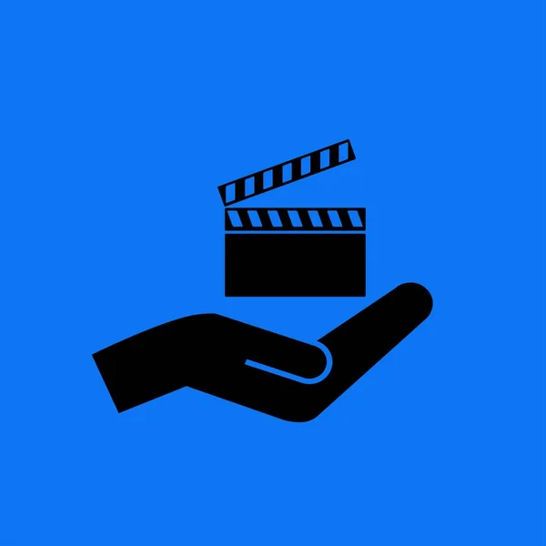 Clapper película icono — Archivo Imágenes Vectoriales