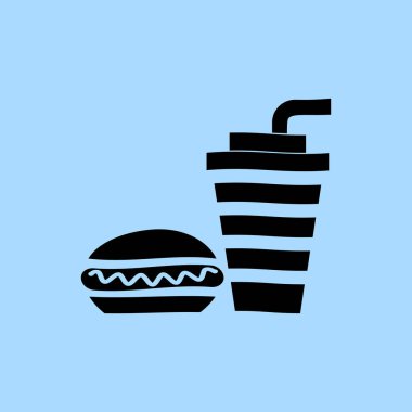 Sosisli ve içki simgesi