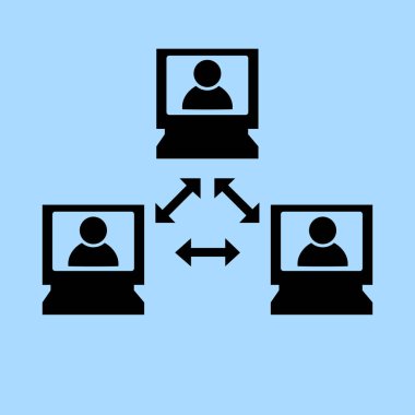 Video konferans simgesi