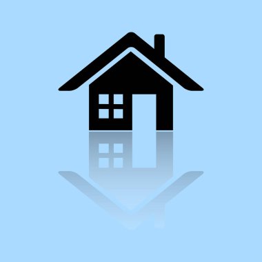 ev simgesini illüstrasyon 