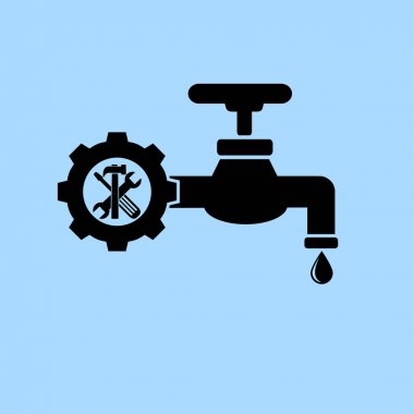 Su dokunun simgesi, sıhhi tesisat