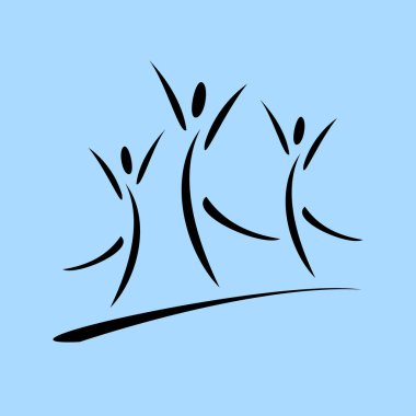 başarı ekip illüstrasyon  