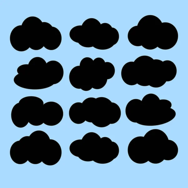 雲のアイコン イラスト — ストックベクタ