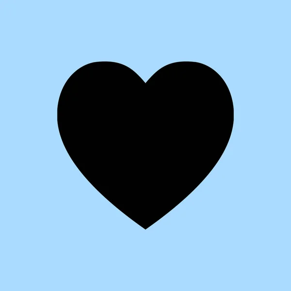 Corazón icono amor signo — Vector de stock