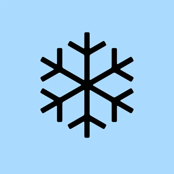 Illustration Schneeflockensymbol — Stockvektor