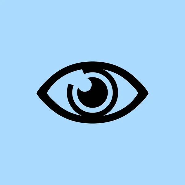 Icono de signo ocular — Vector de stock