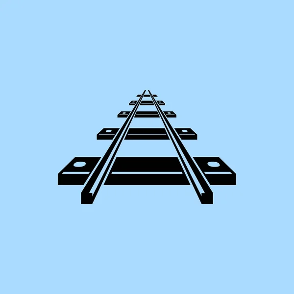 Railroad icon  illustration — Stock Vector