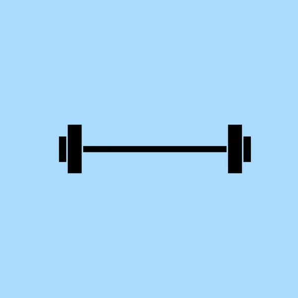 Barbell icône illustration — Image vectorielle