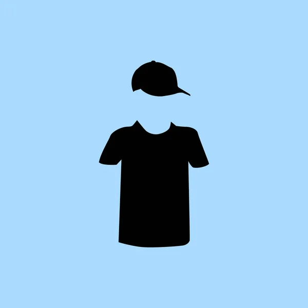 Tshirt pictogram illustratie — Stockvector