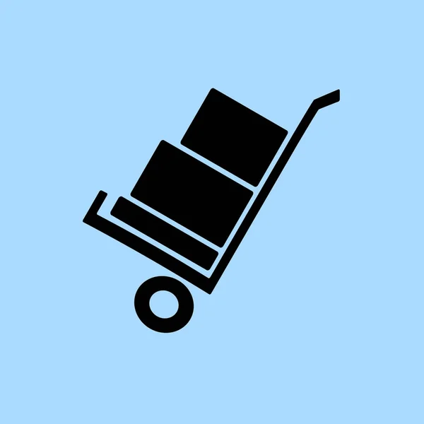 Ícone de carrinho ilustração — Vetor de Stock