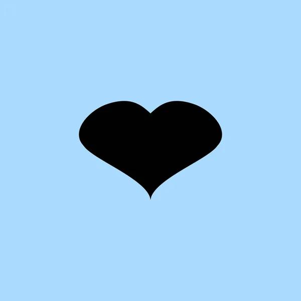 Значок сердца, символ любви — стоковый вектор