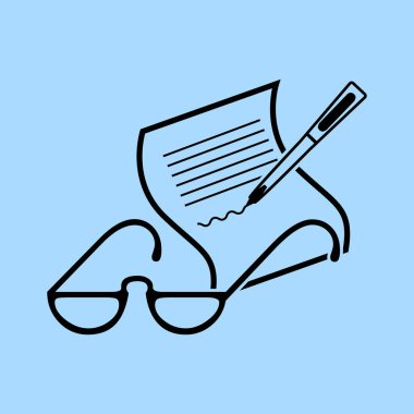 Gözlük simgesi simgesi