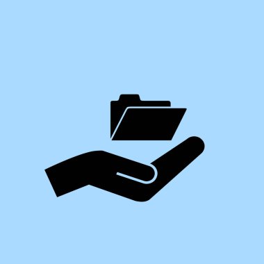 klasör simgesi illüstrasyon 