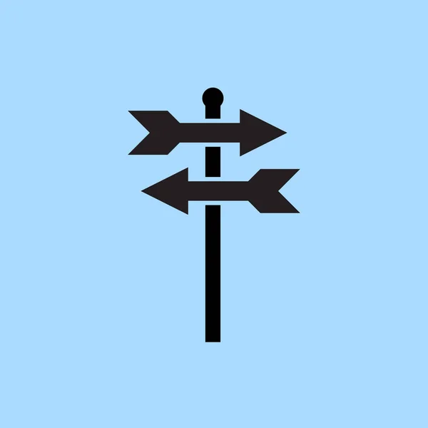 Illustration icône signpost — Image vectorielle