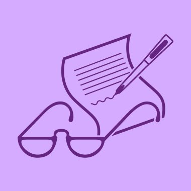  Gözlük simgesi simgesi