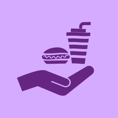 Sosisli ve içki simgesi