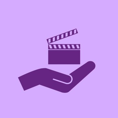 video simge sinema işareti  
