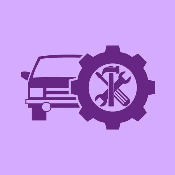 Auto reparation ikonen — Stock vektor