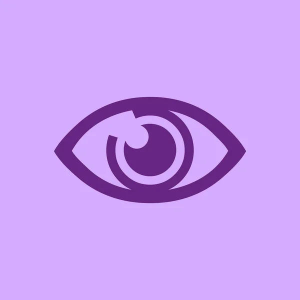 Icono de signo ocular — Vector de stock