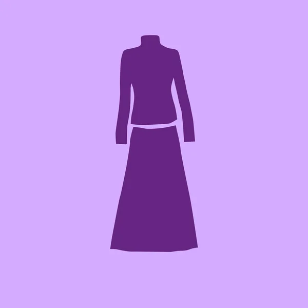 Kleding pictogram illustratie — Stockvector