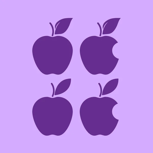 Appelpictogrammen ingesteld — Stockvector