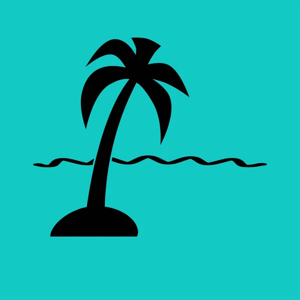 Ikony WWW egzotyczne wyspy. — Wektor stockowy