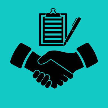 Kontrol listesi simgesi vektör illüstrasyonu 