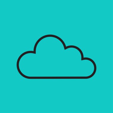 bulut vektör illüstrasyonu