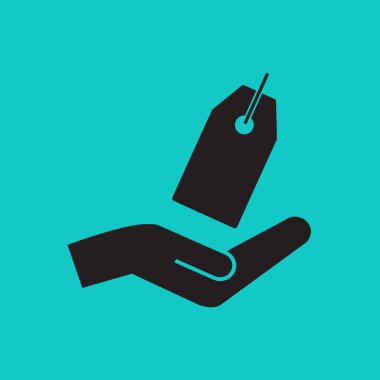 Fiyat kutsal kişilerin resmi, vektör simgesi