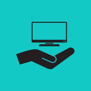 TV vektör illüstrasyonu