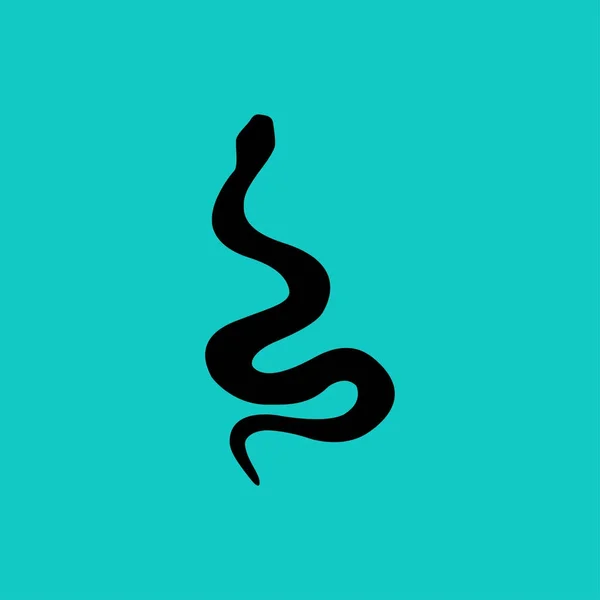 Kígyó Vector Icon Illusztráció — Stock Vector