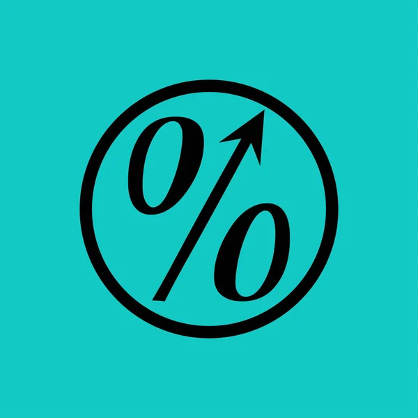 Percent Symbol Vector Illustration — Stock Vector