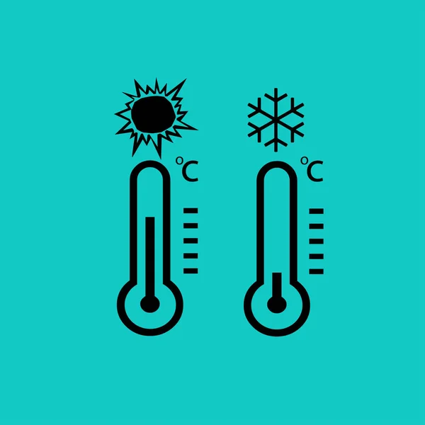 Impostazione Icone Web Meteo — Vettoriale Stock