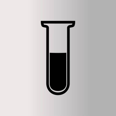 Laboratuvar düz simgesi