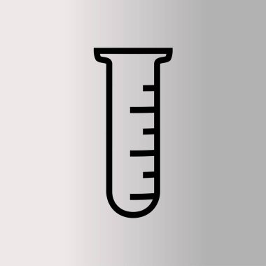 Laboratuvar düz simgesi