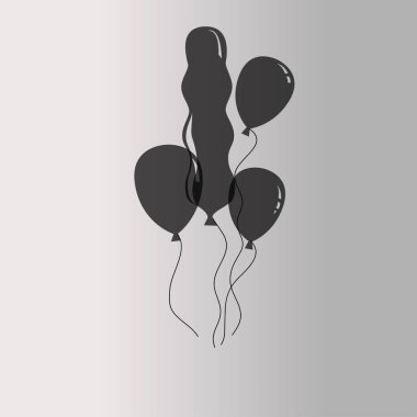 Balonlar simge tasarlamak