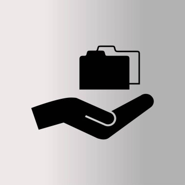 El simgesi illüstrasyon vektör klasöründe 