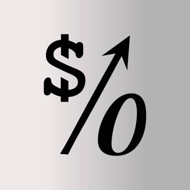 yüzde simgesi illüstrasyon