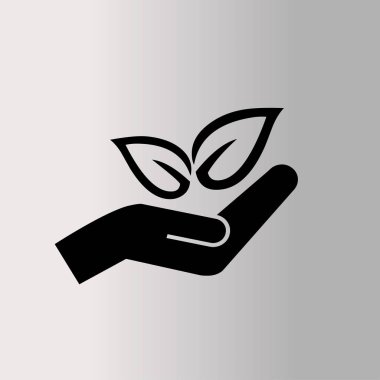 el düz simgesi yapraklarda