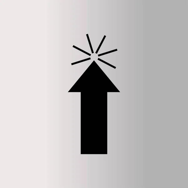 Klicken Sie hier Symbol — Stockvektor