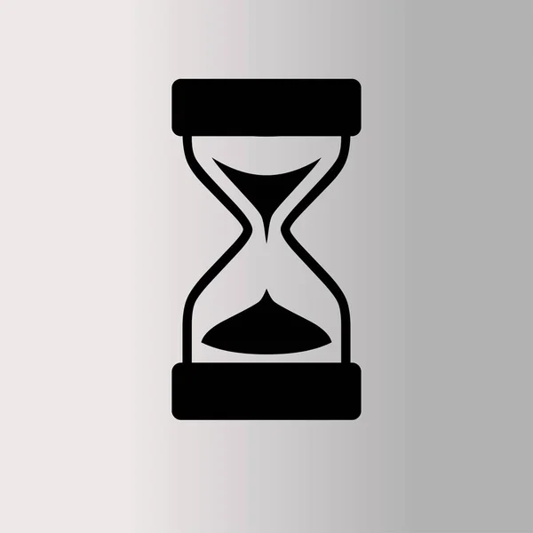 Hand with hourglass  icon — Stock Vector