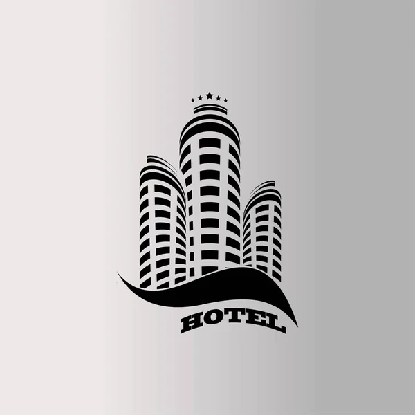 Hotel ikona ilustracja — Wektor stockowy