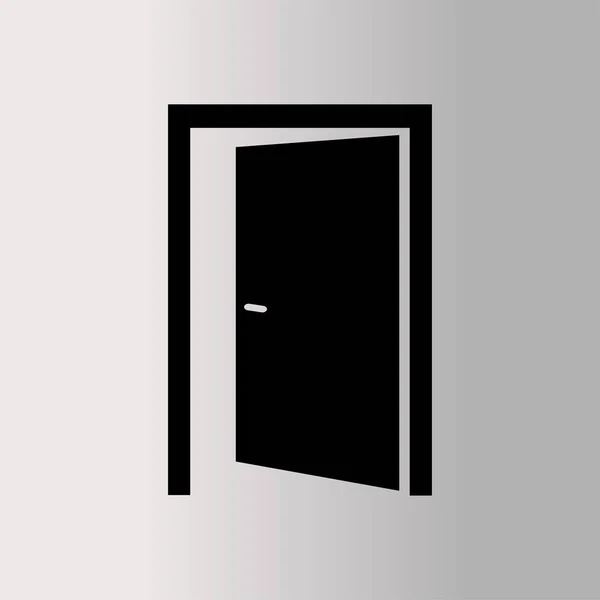 Open door  icon — Stock Vector