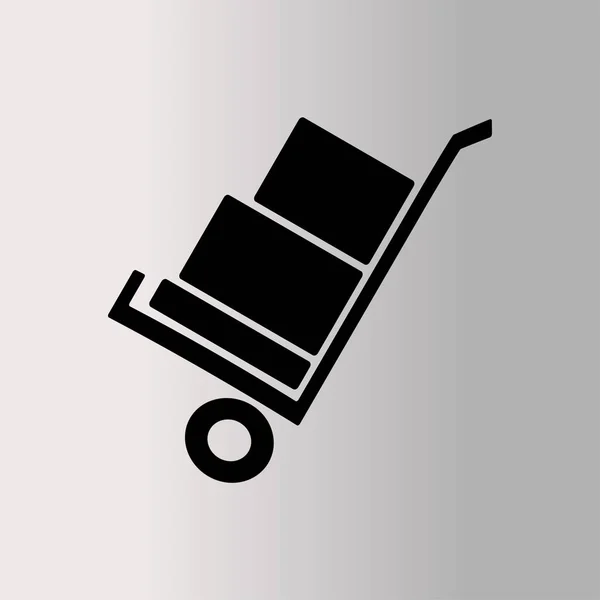 Ícone de carrinho ilustração — Vetor de Stock