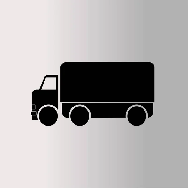 Ícone de uma ilustração caminhão — Vetor de Stock
