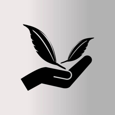 el düz simgesi yapraklarda