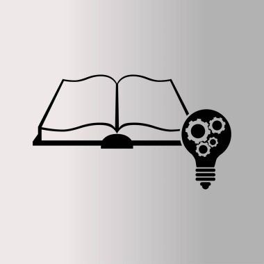 ders kitabı düz simgesi